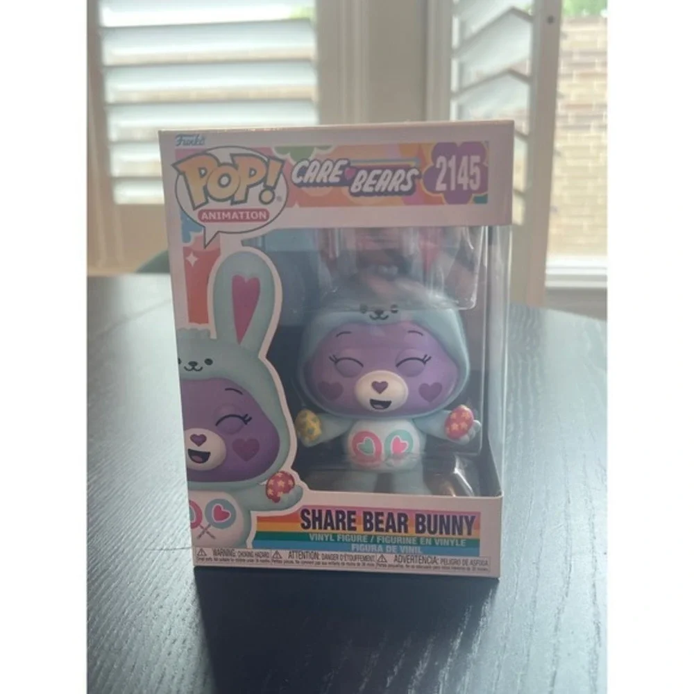 NEW - Funko Pop Animation Care Bears Share Bear Bunny 2145‎ Vinyl Figure